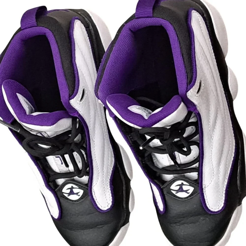 Nike Air Jordan Pro Strong (PS) Shoes Kid’s SZ 3Y  White Black Purple DC7909-150